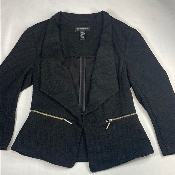 INC International Concepts Black Blazer Tailored Formal Style - Picture 1 of 8
